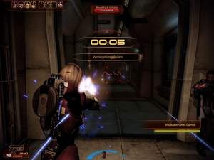 Mass Effect 2 : Läuft der Countdown zur Schließung der Tür, darf kein Gegner durch die Tür gelangen, sonst wird der Schließvorgang zurückgesetzt.