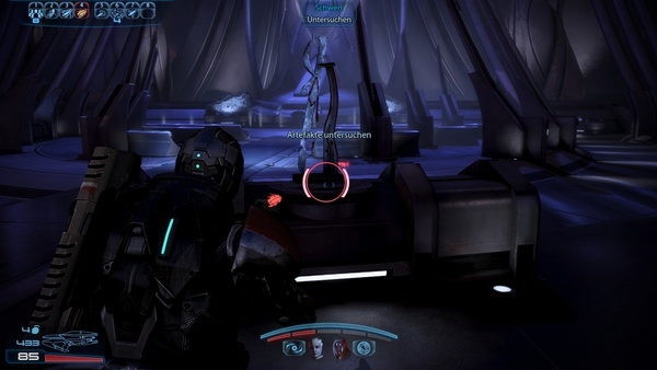 Mass Effect 3 : Um den Protheaner-Sender zu aktivieren, müssen wir die richtigen Artefakte aktivieren.