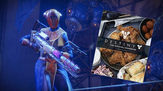 Get rid of the guns and bring the wooden spoon: Destiny gets his own cookbook.