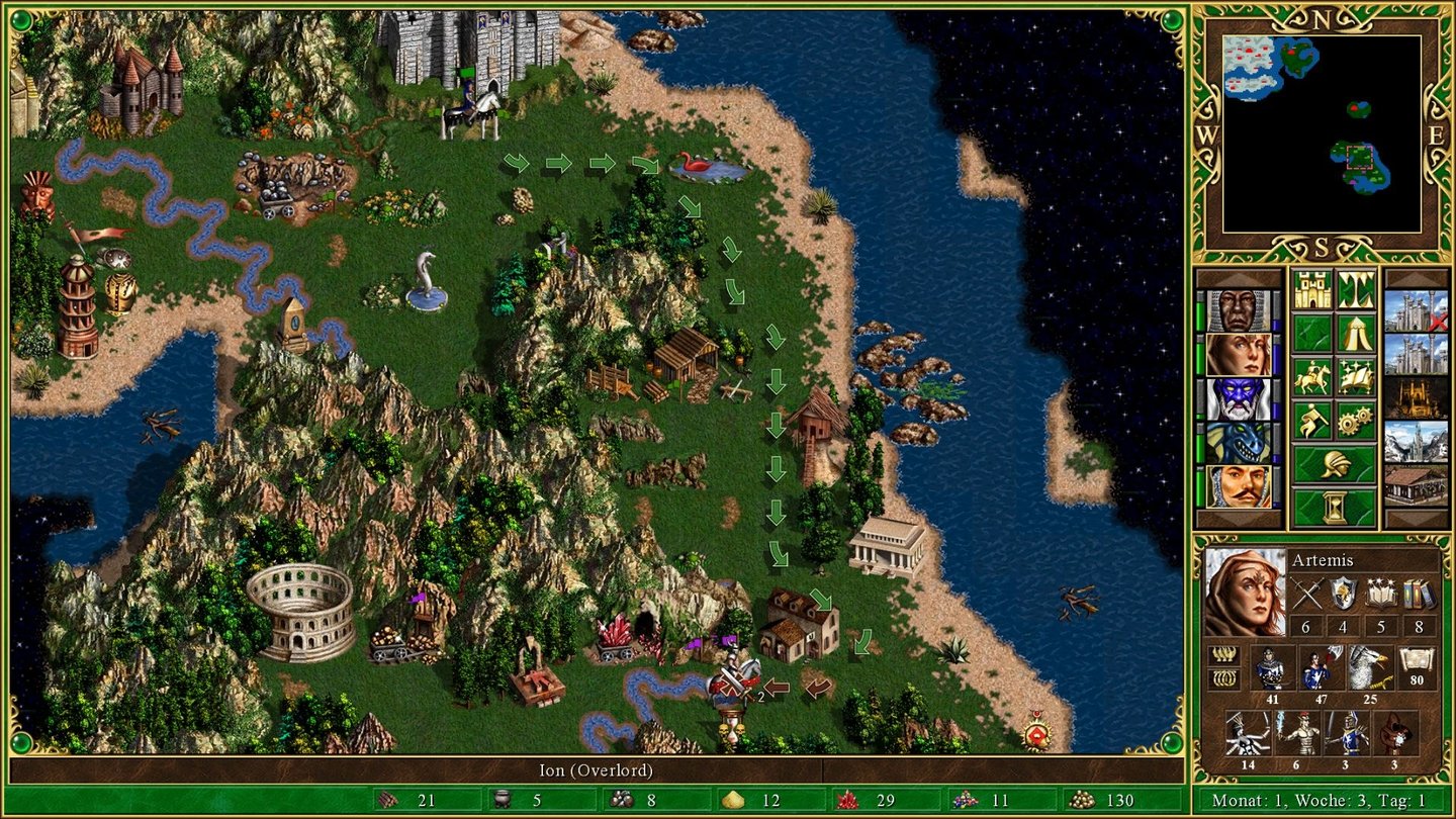 heroes of might and magic v location of erewel